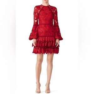 Alexis - Fransisca Lace Dress in Scarlet Lace
US Size: Small
Worn Once